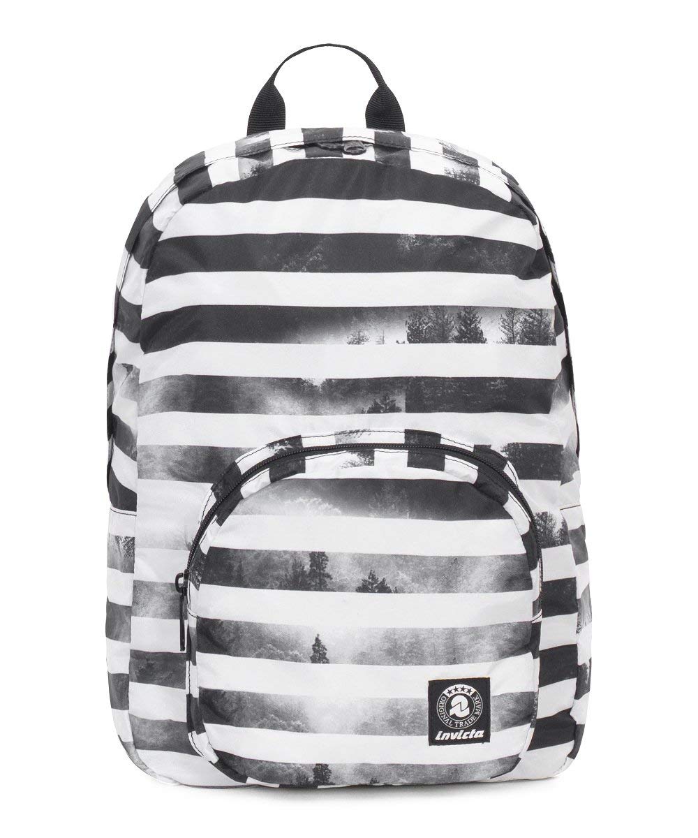 invicta-packable-smart-zaino-ripiegabile-20-lt-bianco-e-nero image 1