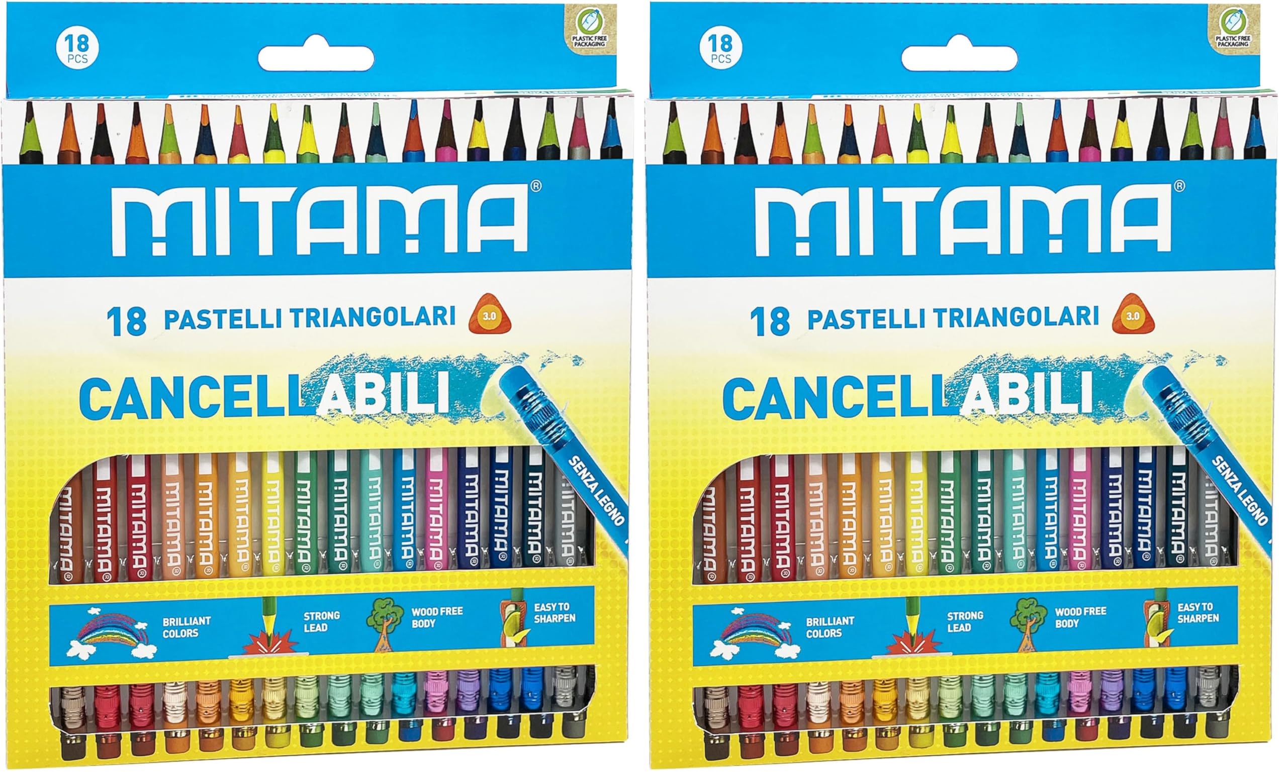 mitama-pastelli-triangolari-cancellabili-mina-3-0-mm-confezione-36 image 1