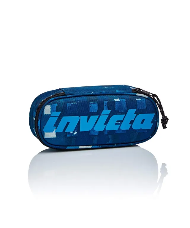 invicta-lip-pencil-bag-check-astuccio-scuola-blu image 1
