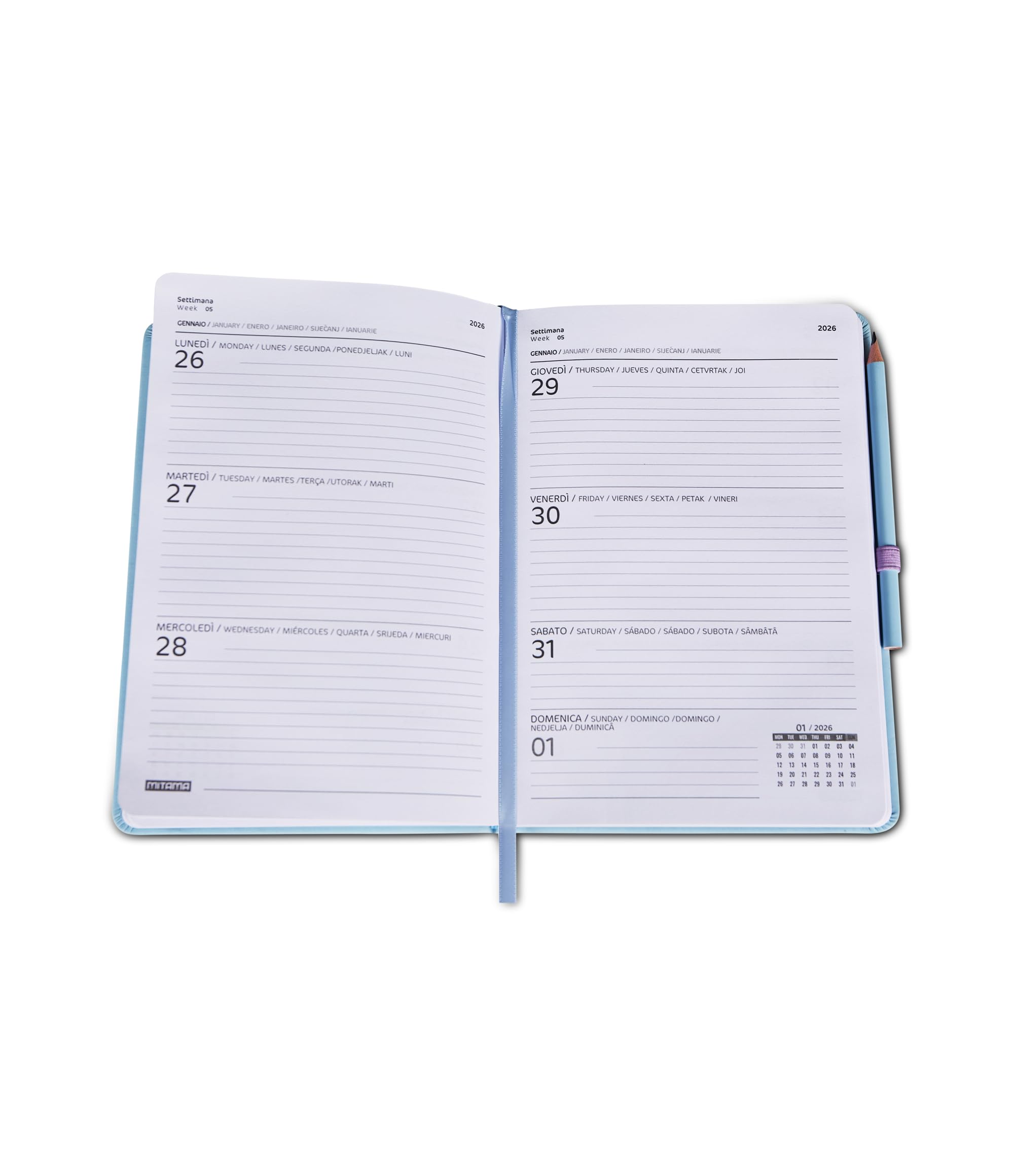 mitama-agenda-settimanale-2026-love-yourself-18-mesi-15x21-cm image 3