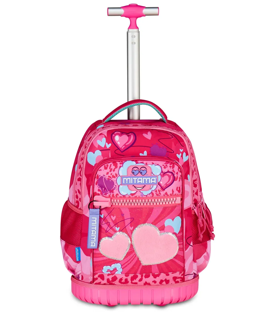 mitama-furrypink-trolley-run-maxi-doppio-scomparto-fucsia image 1