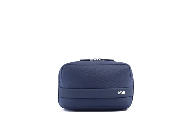 nava-design-easy-plus-astuccio-porta-cavi-doppia-zip-blu-15x24x9-cm image 1