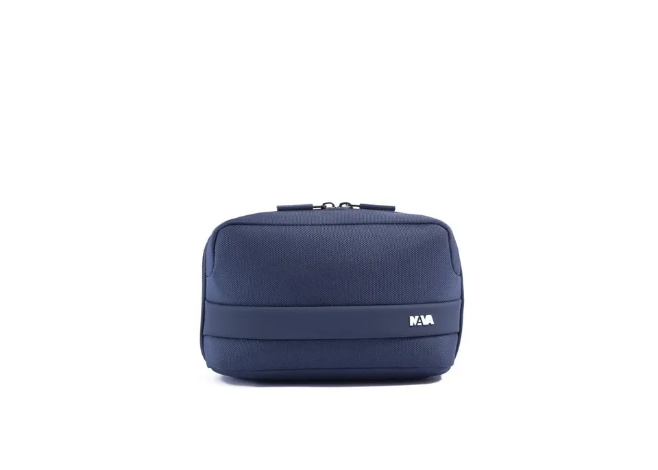 nava-design-easy-plus-astuccio-porta-cavi-doppia-zip-blu-15x24x9-cm image 1