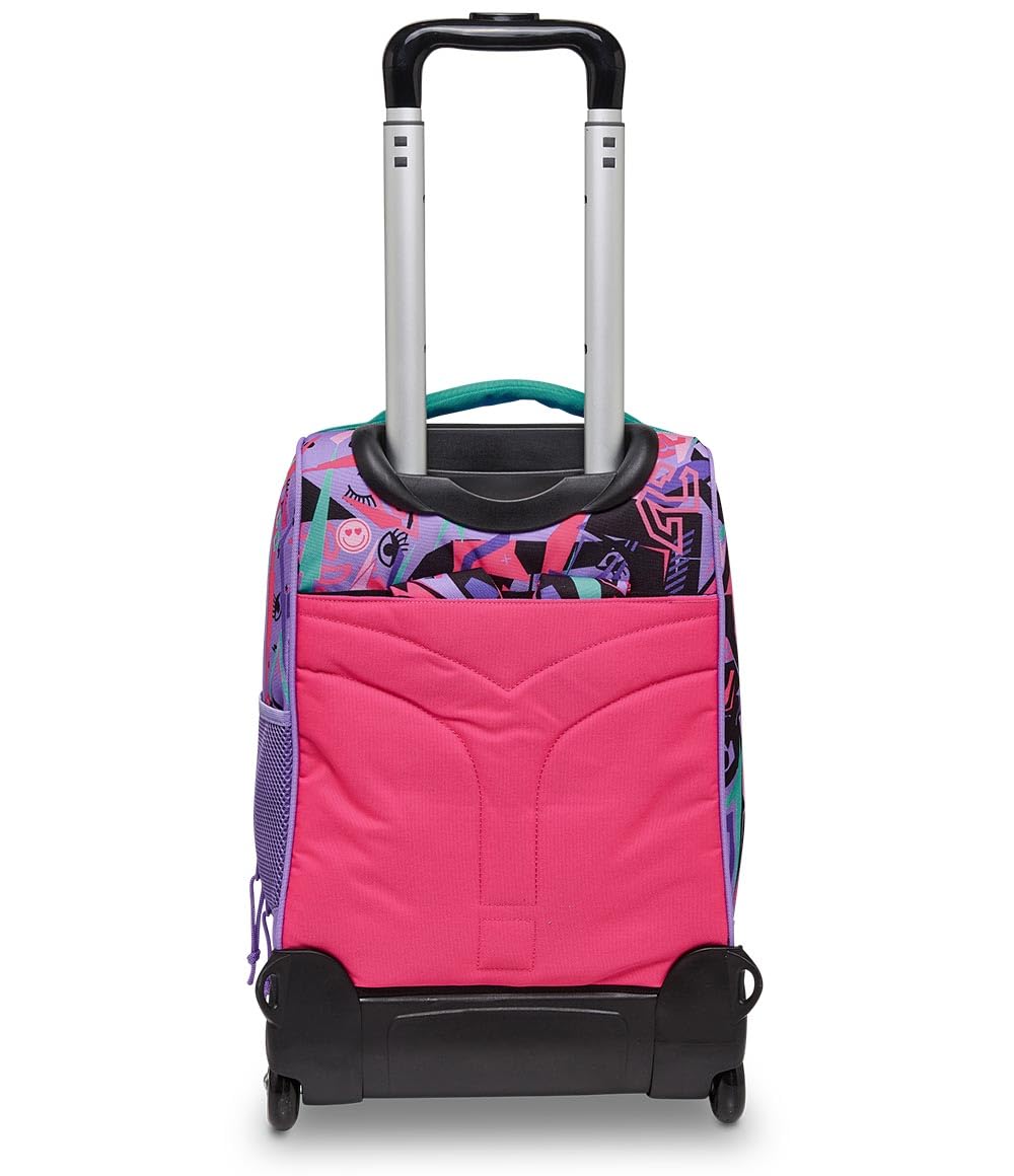 mitama-dr-trolley-junior-girls-club-trolley-scuola-viola-doppio-scomparto image 3