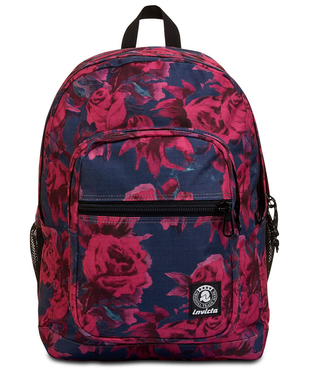 invicta-jelek-zaino-scuola-38-lt-blu-rosso-con-vano-pc-in-pet-riciclato image 1