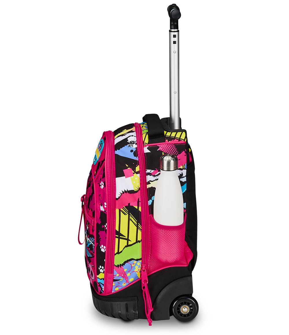 mitama-trolley-run-too-cute-rosa-trolley-scuola-doppio-scomparto image 7