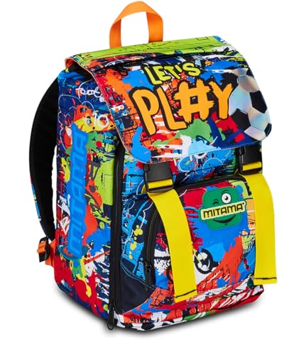mitama-zaino-estensibile-urban-game-blu-e-arancione-scuola-elementare image 8