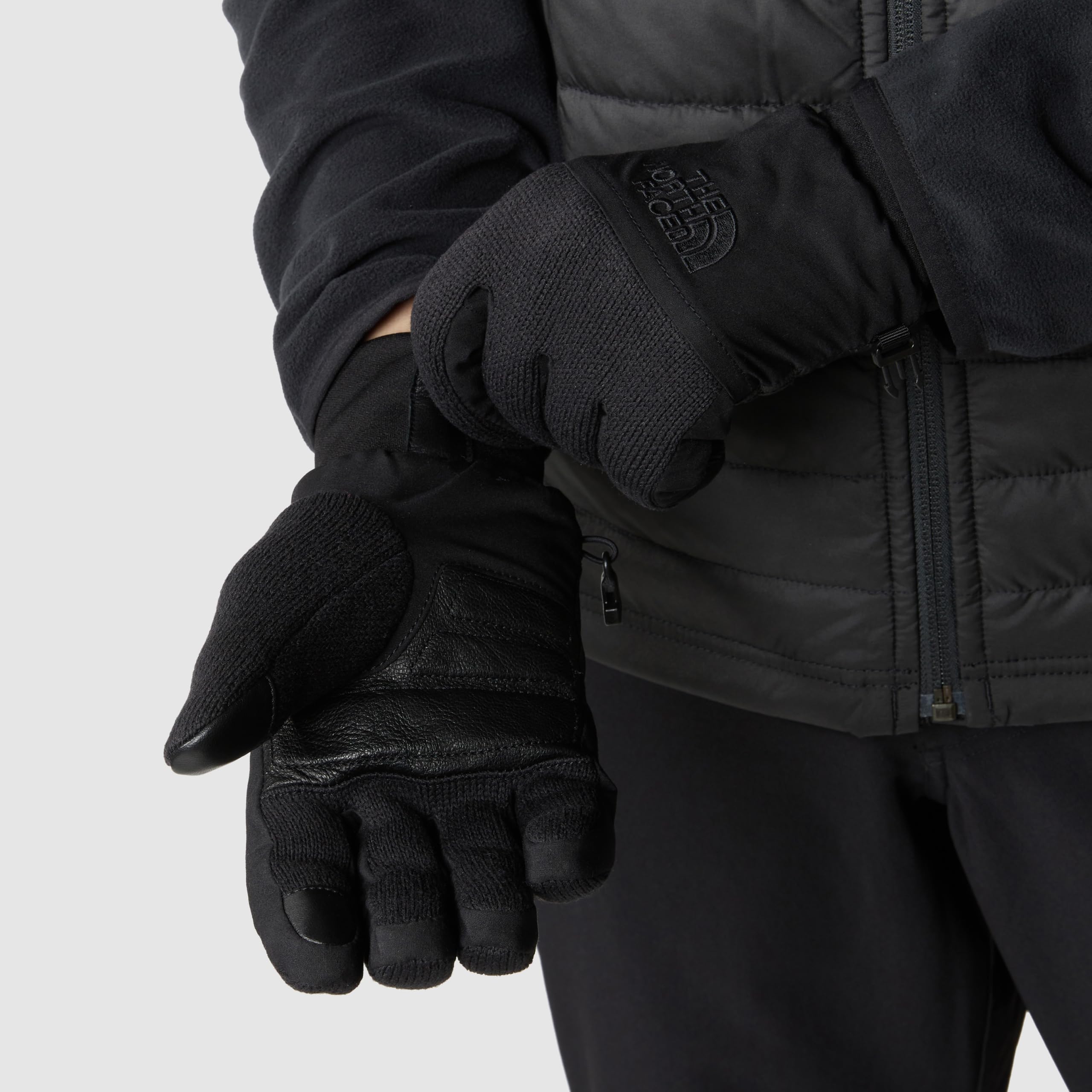 the-north-face-front-range-guanti-fleece-uomo-touchscreen-tnf-black-heather image 5
