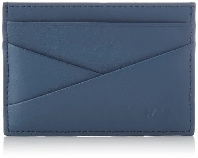 nava-design-metric-porta-carte-di-credito-in-vera-pelle-blu-stellare image 1