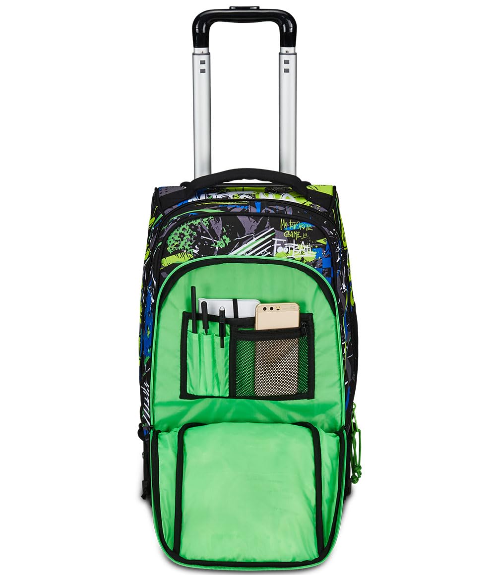 mitama-trolley-dr-junior-road-to-win-nero-e-verde-zaino-trolley-scuola image 6