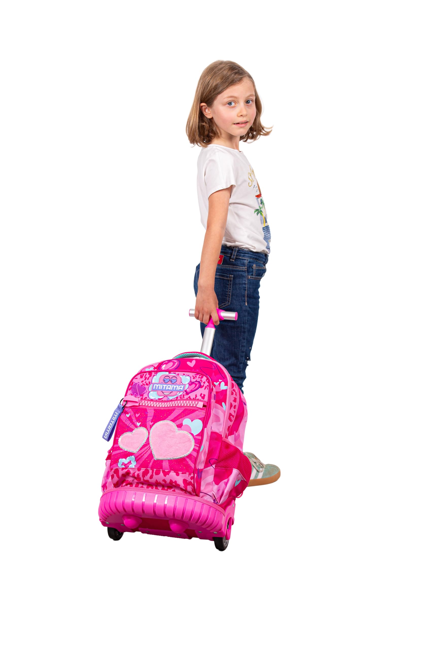 mitama-furrypink-trolley-run-maxi-doppio-scomparto-fucsia image 7