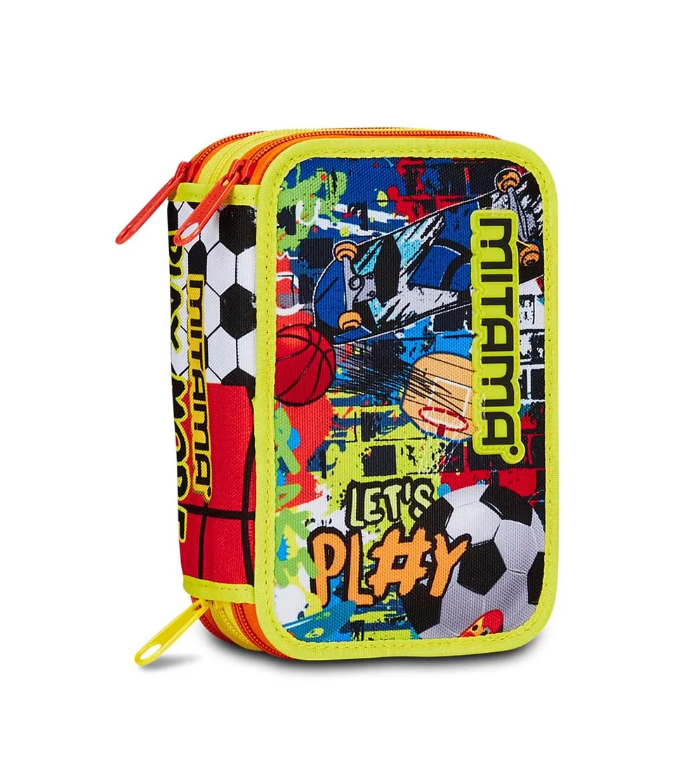 mitama-triplo-urban-game-astuccio-scuola-3-scomparti-47-pz image 1