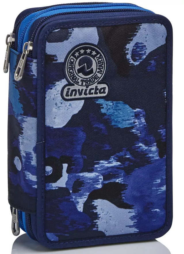 invicta-astuccio-3-zip-attrezzato-camo-shade-blu image 1