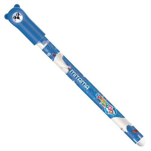 mitama-spinny-pen-orso-penna-cancellabile-gel-blu-0-7-mm-multifaccina image 2
