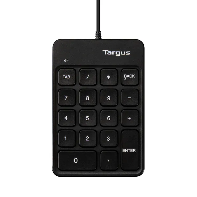 targus-ecosmart-tastierino-numerico-cablato-usb-nero-grigio image 1