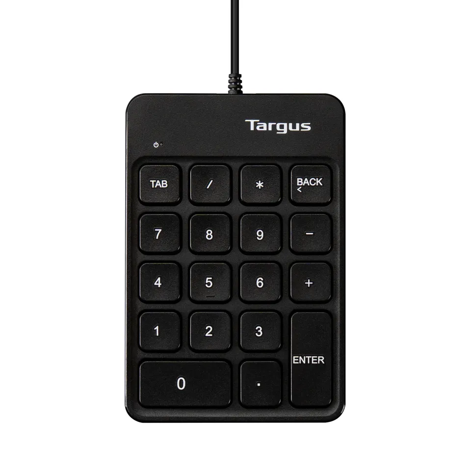 targus-ecosmart-tastierino-numerico-cablato-usb-nero-grigio image 1