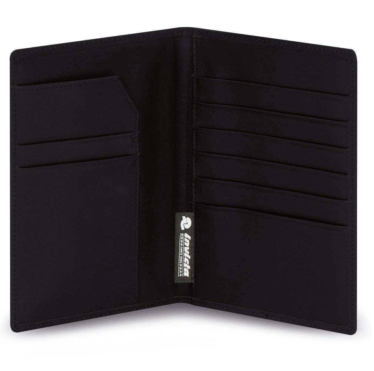 invicta-porta-passaporto-in-vera-pelle-nero-14x10cm image 2
