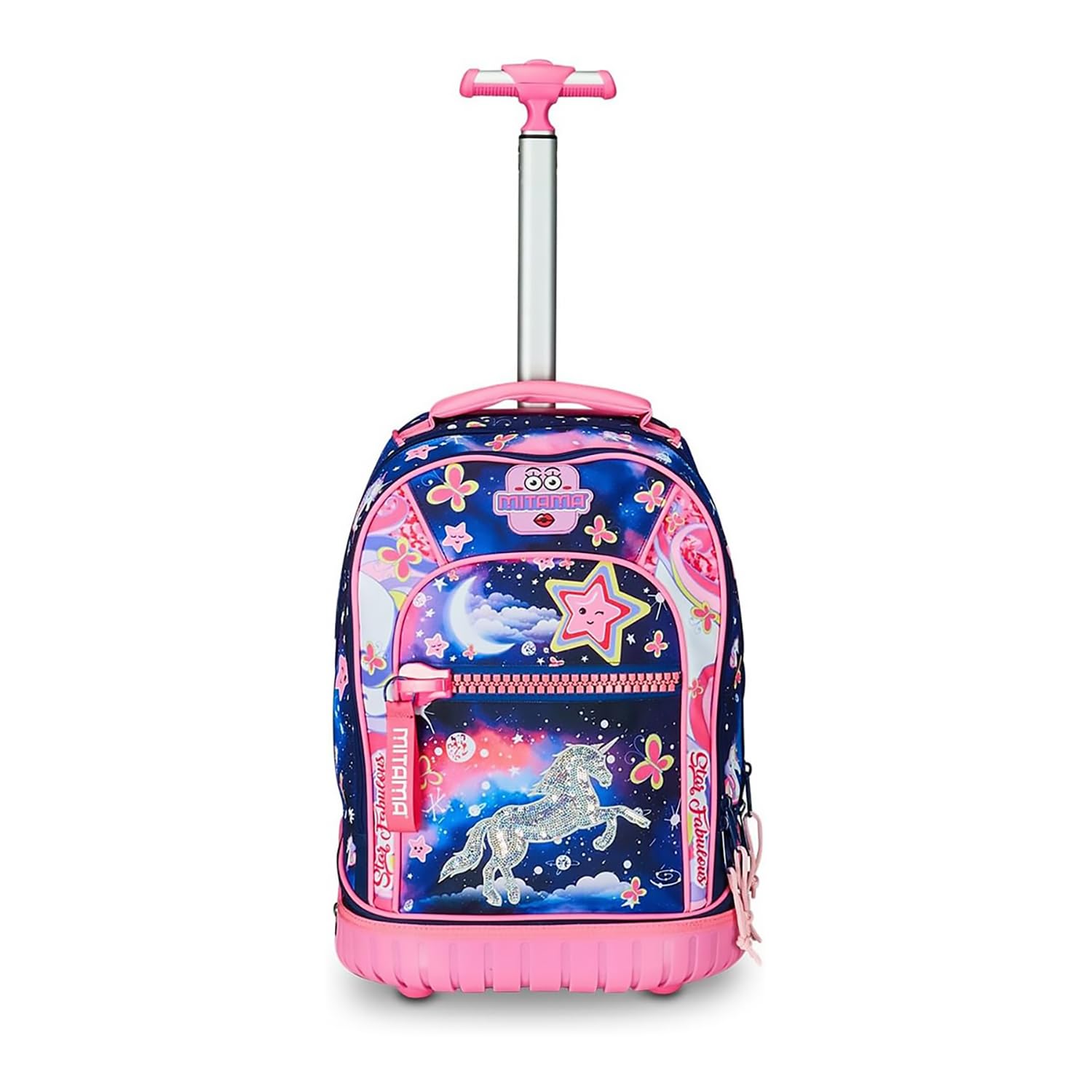 mitama-trolley-run-magic-pink-zaino-trolley-scuola-elementare-33l image 3