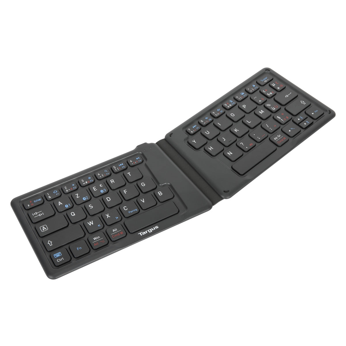targus-antimicrobial-folding-ergo-keyboard-french-tastiera-ergonomica-pieghevole image 1