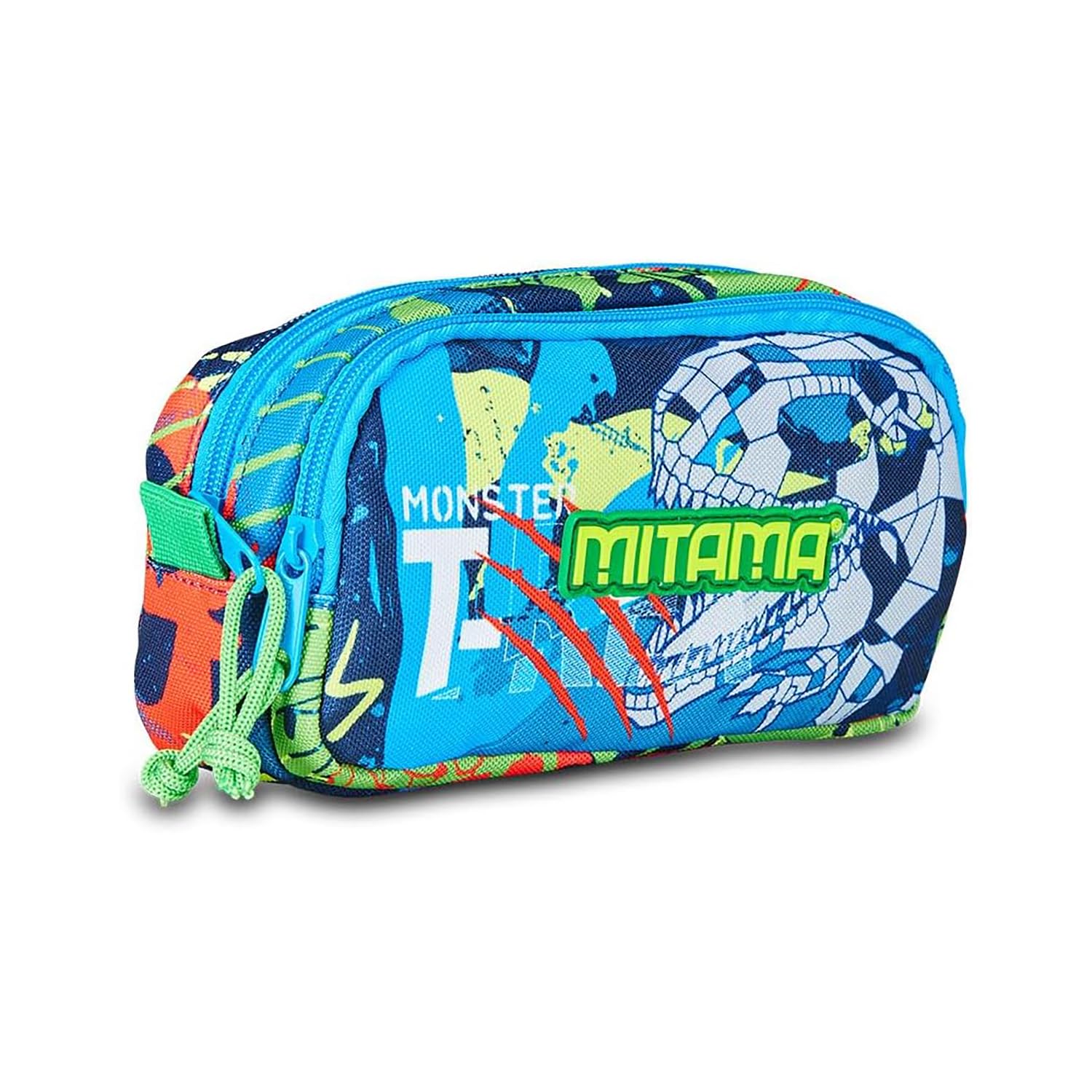 mitama-fluo-rex-portapenne-2-zip-23x6-5x11-cm-1-5-l image 1