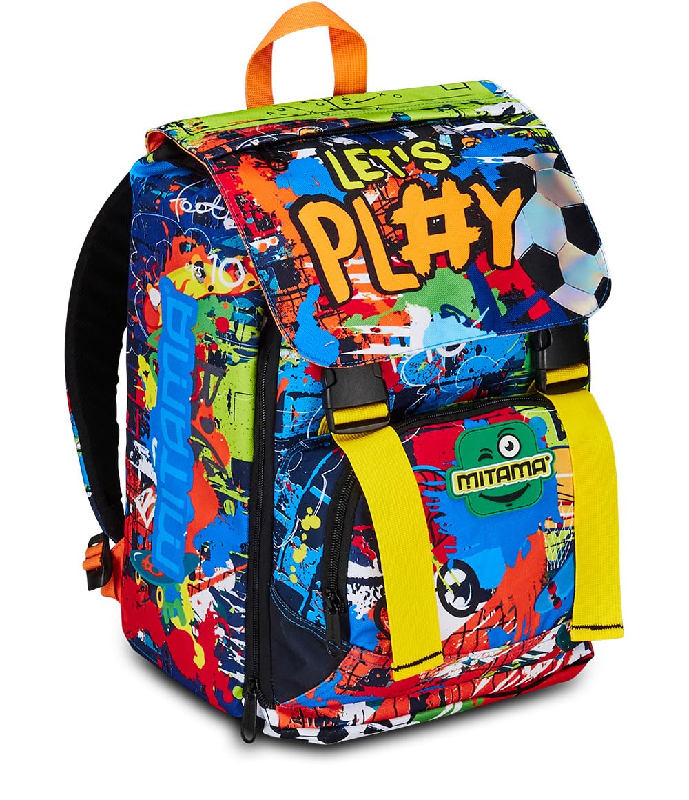 mitama-zaino-estensibile-urban-game-blu-e-arancione-scuola-elementare image 1