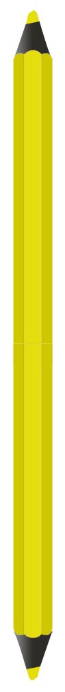 mitama-pastelli-evidenziatori-bipunta-jumbo-5mm-5-colori-fluo-3pz image 3