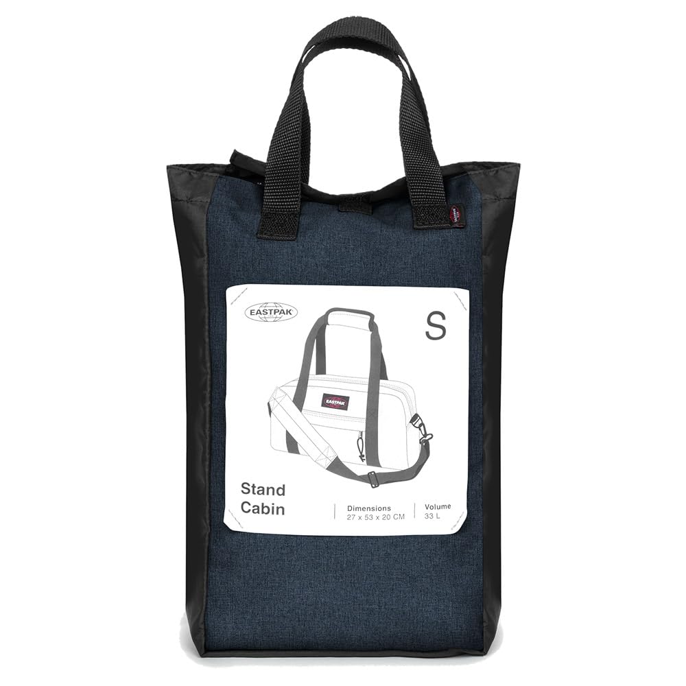 eastpak-stand-cabin-borsone-bagaglio-a-mano-triple-denim image 6
