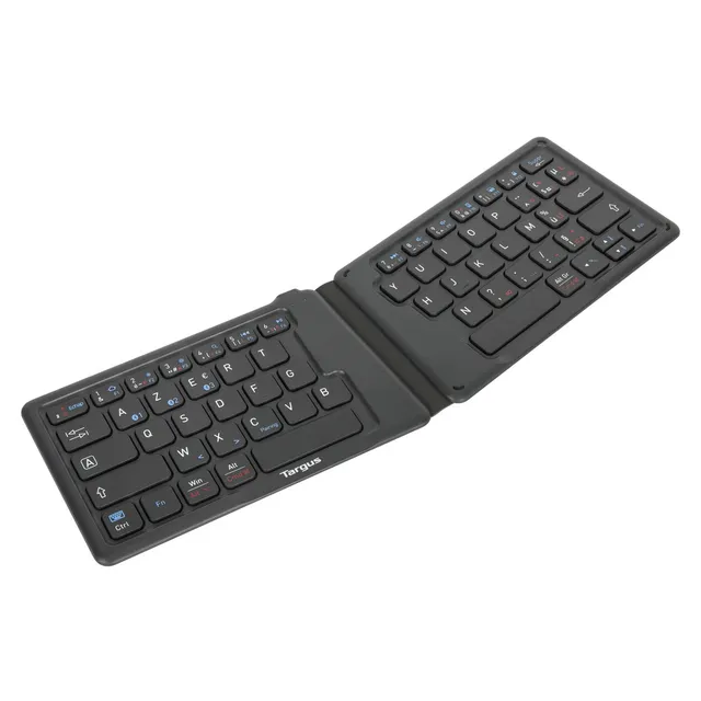 targus-antimicrobial-folding-ergo-keyboard-french-tastiera-ergonomica-pieghevole image 1
