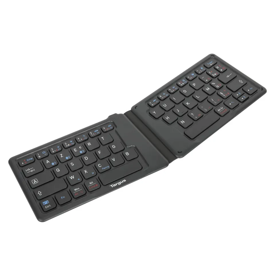 targus-antimicrobial-folding-ergo-keyboard-french-tastiera-ergonomica-pieghevole image 1