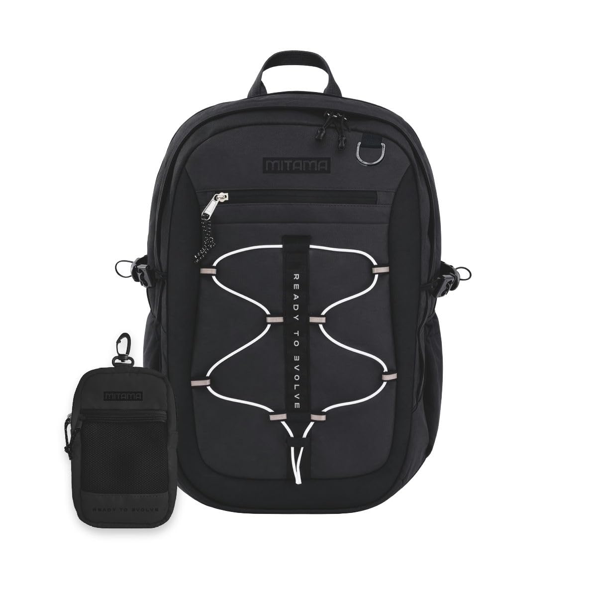 mitama-rte-infinity-zaino-29l-con-tasca-pc-astuccio-grigio image 1