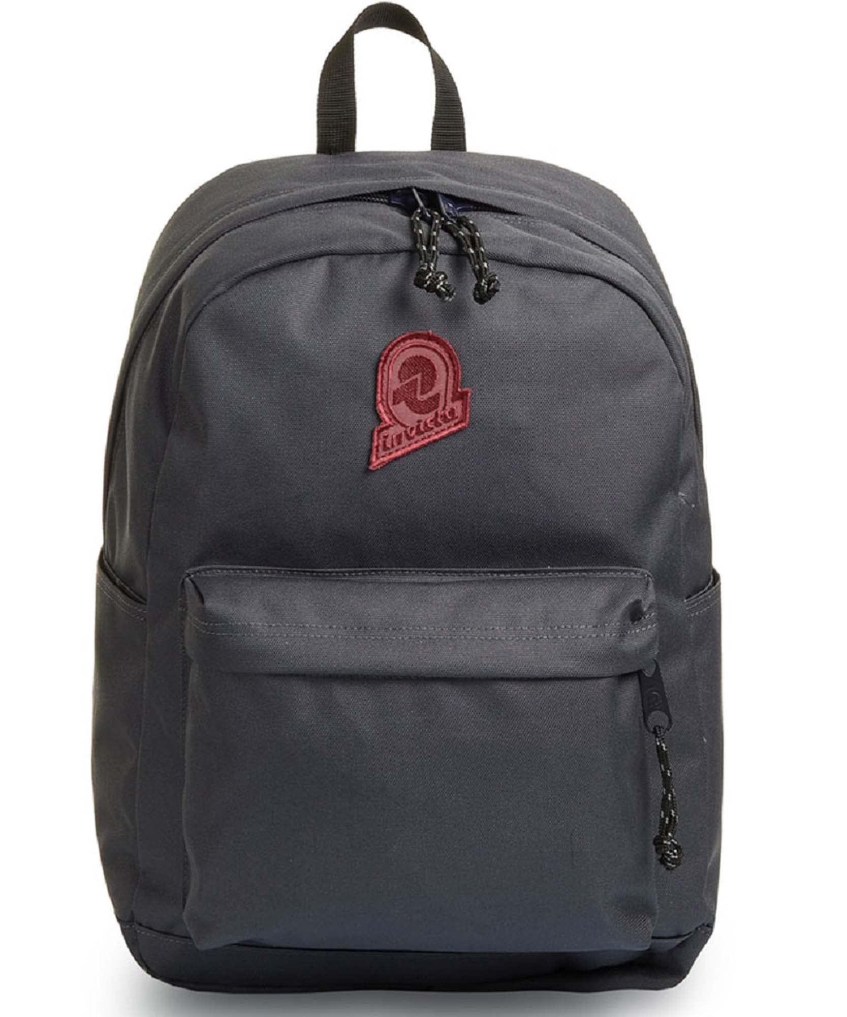 invicta-carlson-solid-zaino-27-lt-grigio-con-tasca-porta-laptop image 1