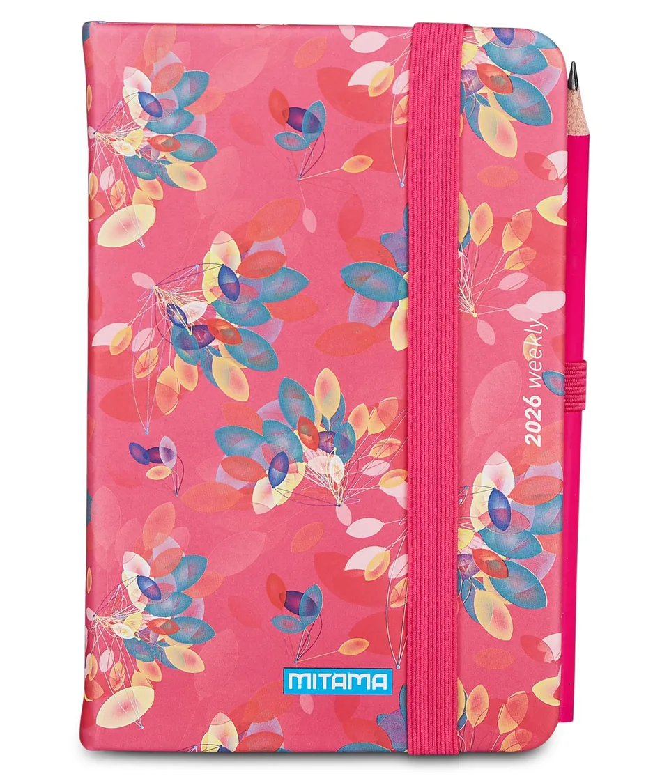 mitama-pocket-floreale-agenda-settimanale-2026-9x14-cm-18-mesi image 1