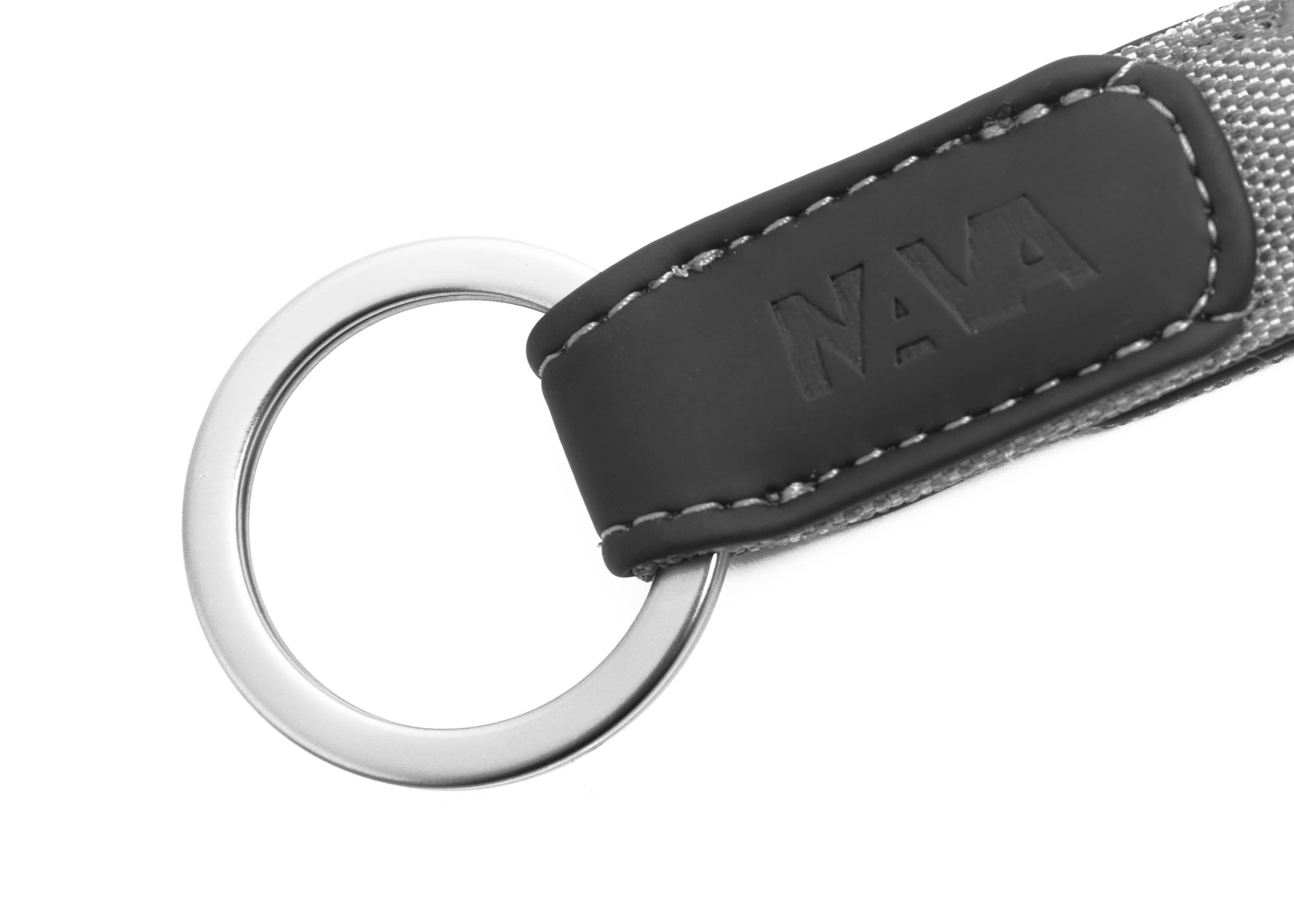 nava-design-twin-portachiavi-con-anello-e-moschettone-13-x-3-cm-grigio image 3