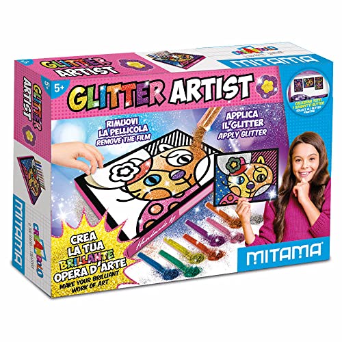 mitama-creangolo-glitter-artist-11-pz-quadretto-adesivo-gattino image 4