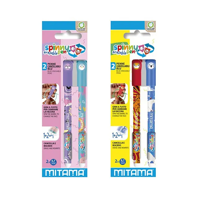 mitama-spinny-pen-set-2-penne-cancellabili-punta-0-7 image 1
