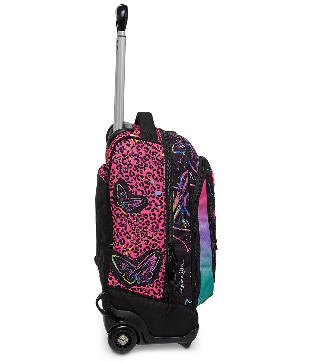 mitama-dr-trolley-junior-fly-high-nero-trolley-scuola-doppio-scomparto image 2