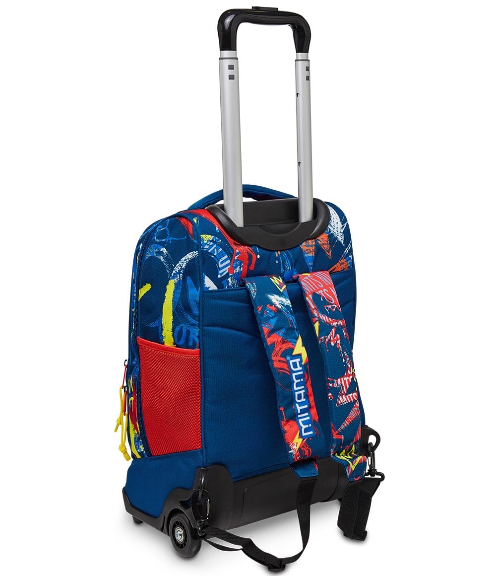 mitama-dr-trolley-junior-street-life-blu-trolley-scuola-doppio-scomparto image 5