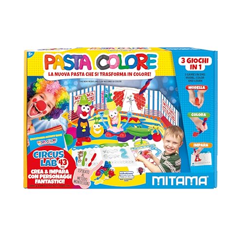 mitama-circus-lab-pasta-colore-kit-creativo-43-pezzi-book image 5