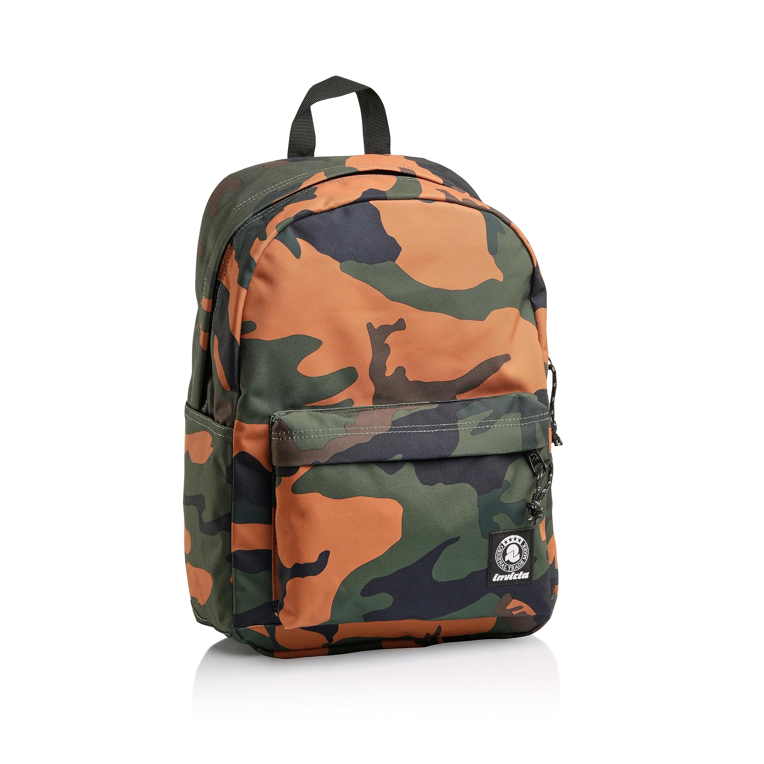 invicta-carlson-fantasy-zaino-scuola-mono-scomparto-27l-porta-pc-arancione-verde image 2