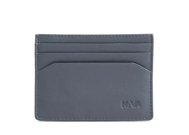 nava-design-smooth-porta-carte-pelle-grigio-7-x-10-cm image 1