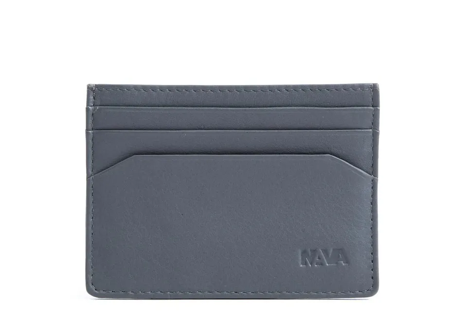 nava-design-smooth-porta-carte-pelle-grigio-7-x-10-cm image 1