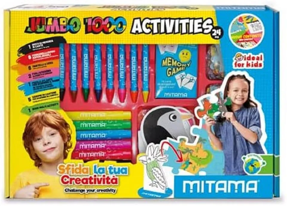 mitama-jumbo-box-1000-activities-set-creativo-bambini image 1