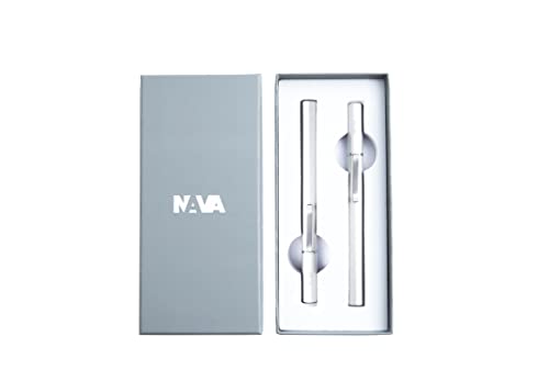 nava-design-magnetica-set-penna-a-sfera-e-stilografica-argento-11-cm image 4