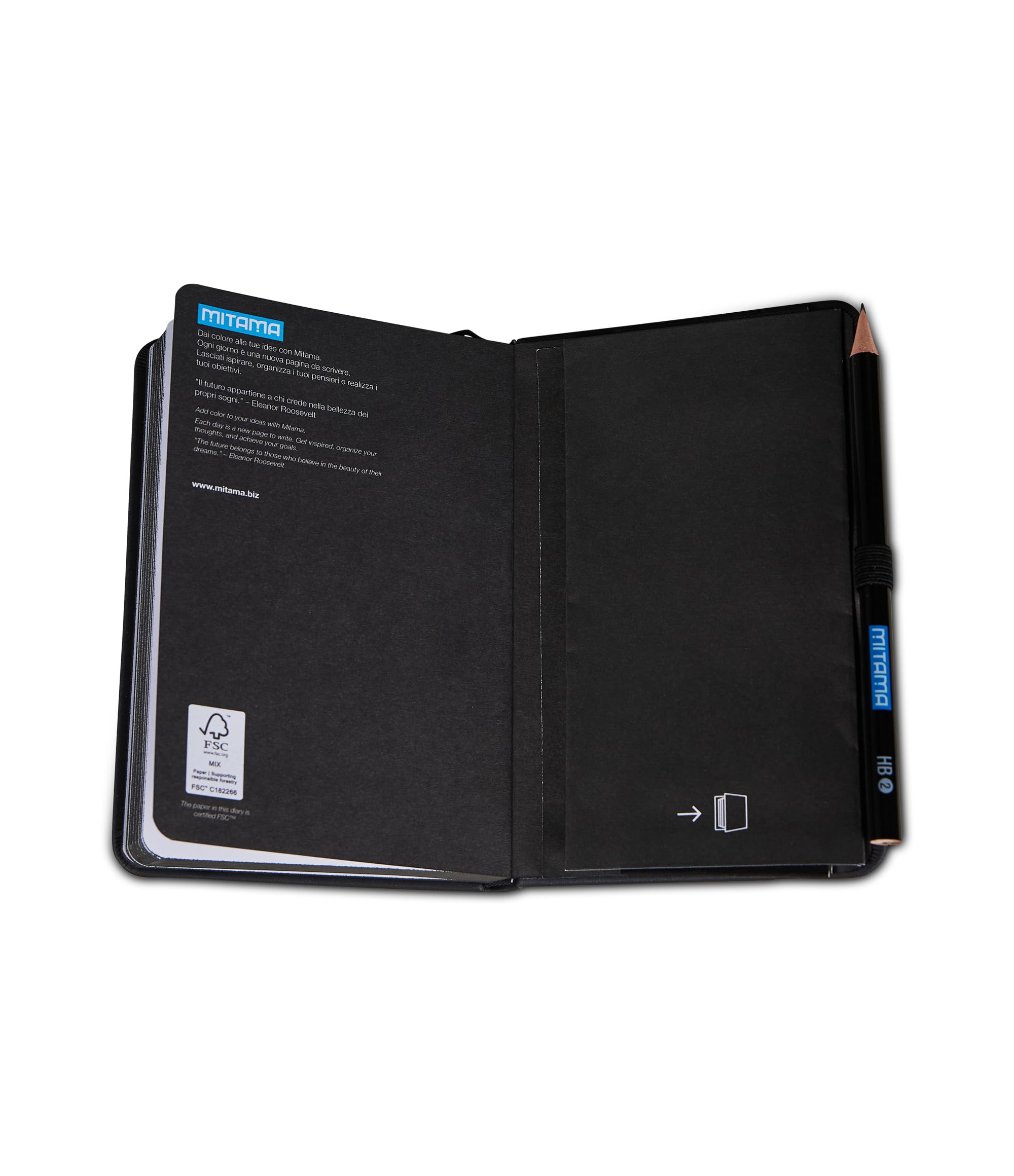 mitama-agenda-settimanale-2026-pocket-nero-9-x-14-cm-18-mesi image 4
