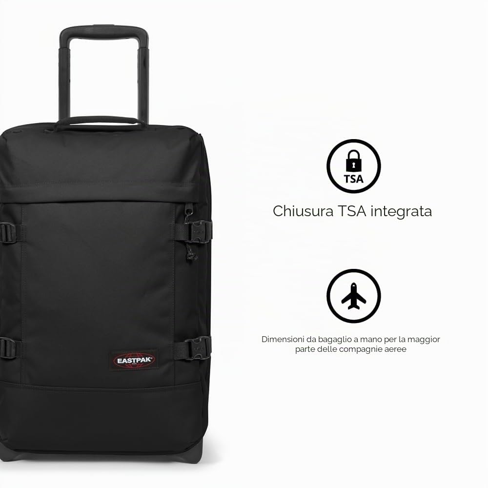 eastpak-tranverz-s-trolley-cabina-42-l-black-denim image 6