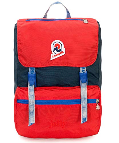 invicta-jolly-vintage-zaino-18l-porta-pc-13-rosso-blu image 5