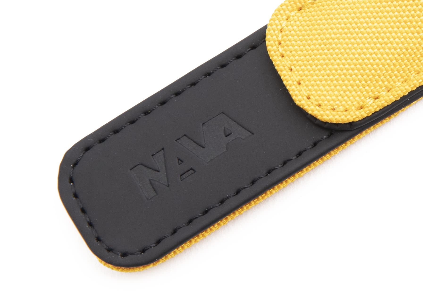 nava-design-twin-portachiavi-piatto-tessuto-m-lange-giallo-10-x-3-cm image 2