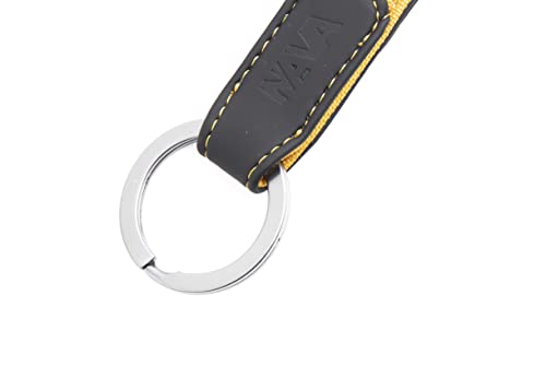 nava-design-twin-portachiavi-con-anello-e-moschettone-giallo-13-x-3-cm image 7