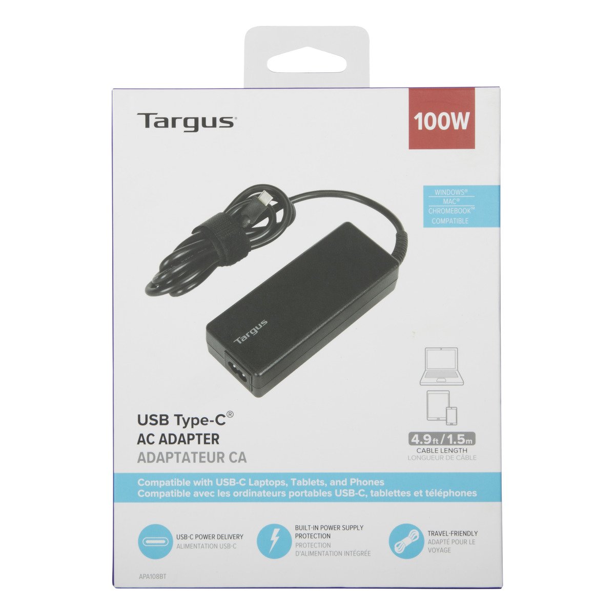 targus-caricabatterie-usb-type-c-100w-nero image 7