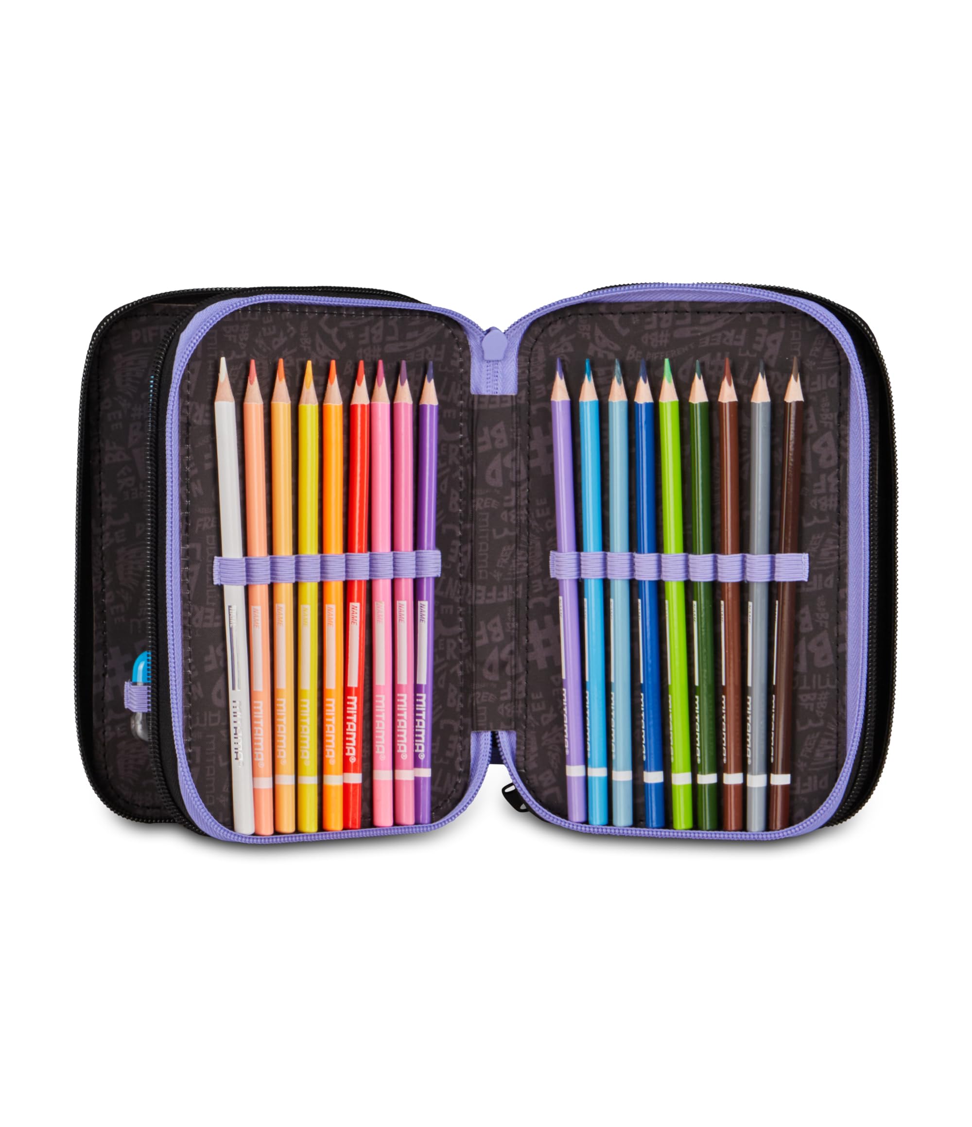 mitama-astuccio-triplo-trendyflowers-con-spinny-pen-47-pezzi image 4